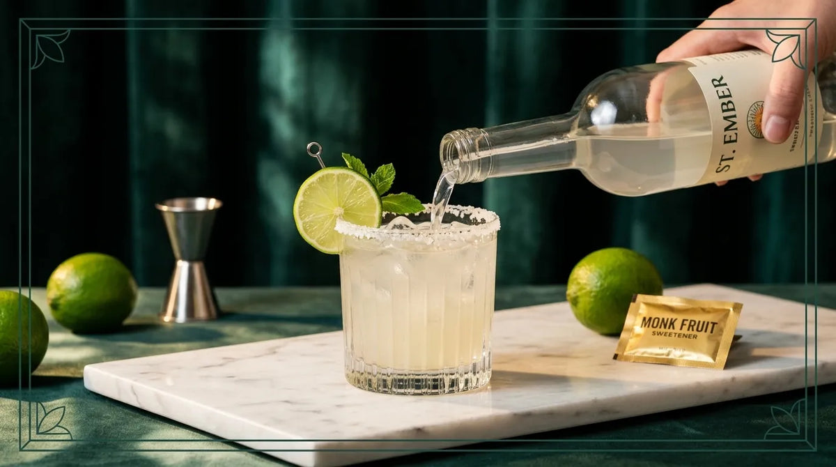 Low Sugar Non-Alcoholic Margarita: Recipe, Sweetener & Pour